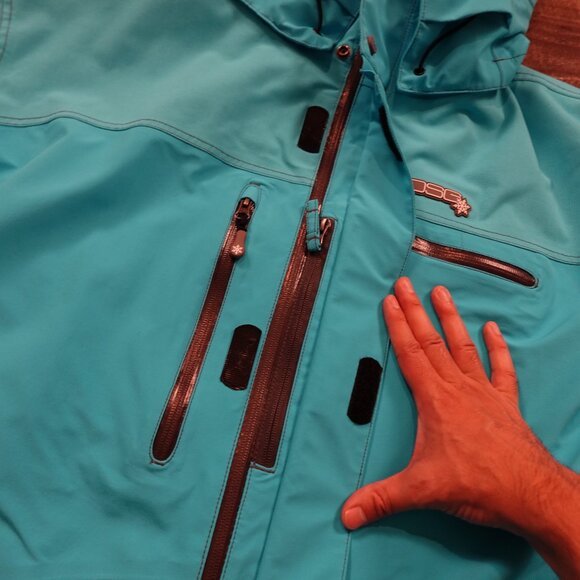 Avid Technical by Divas SnowGear Polartec NeoShell Jacket Women’s 5XL Sky Blue - Picture 13 of 15